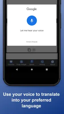English to Finnish Translator android App screenshot 2