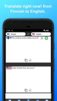 English to Finnish Translator android App screenshot 3