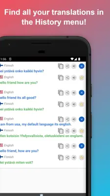 English to Finnish Translator android App screenshot 4